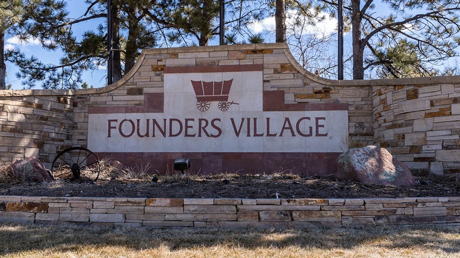 Founders Village community in Castle Rock Colorado
